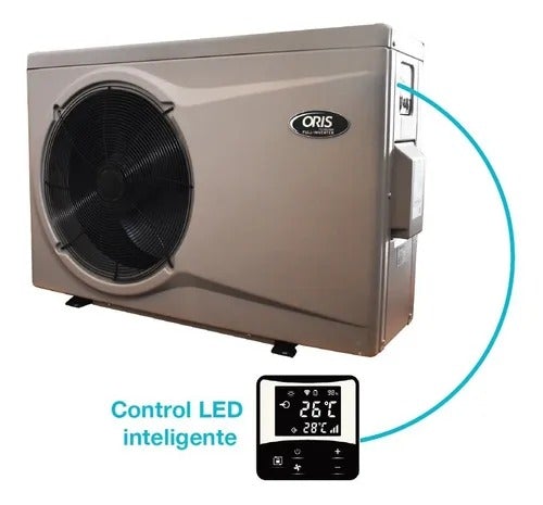 Bomba de calor Oris Full Inverter 30,000 btu Alberca y Spa