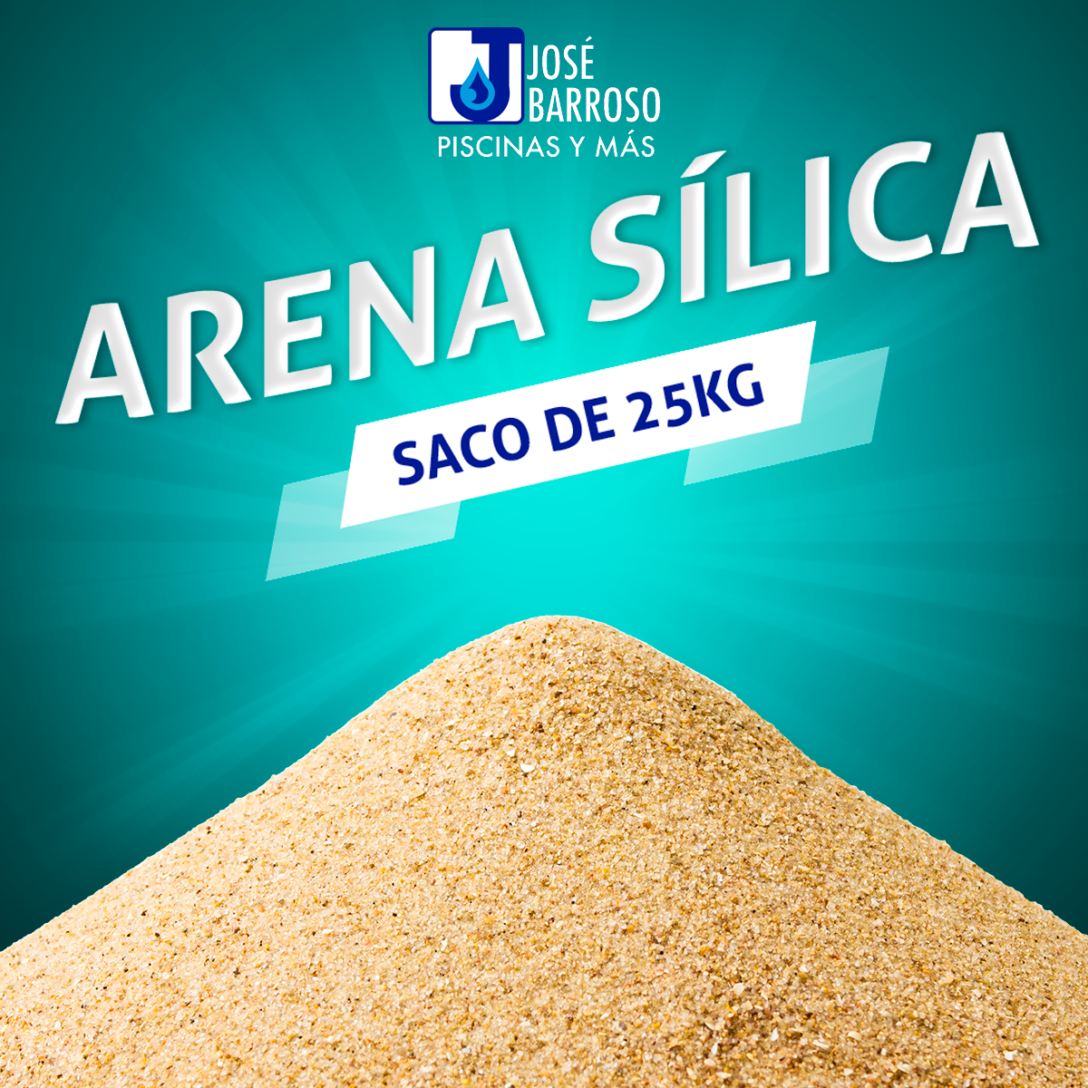 ARENA SILICA para Filtro de Alberca SACO DE 25KG 20-30 SPIN